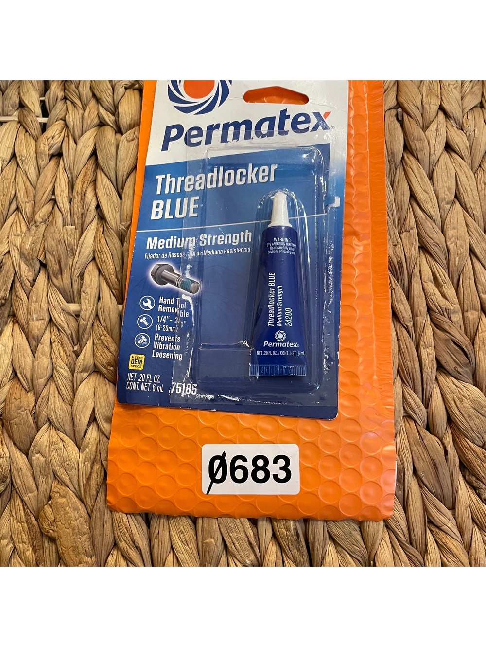 ✅ Threadlocker Blue Medium Strength 6ml 24200